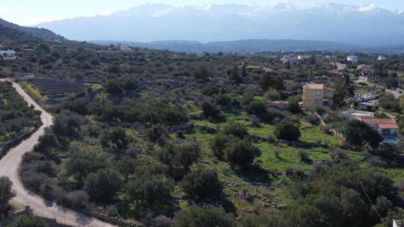 Kokkino Chorio MIT VIDEO - Kreta, Kokkino Chorio: Sofort bebaubares Grundstück mit Meerblick zu verkaufen Grundstück kaufen